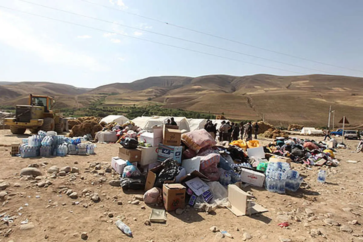(تصایر) وضعیت امدادرسانی به زلزلهزدگان
