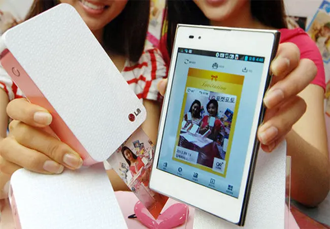 رونمایی از پرینتر جیبی ال‌جی(تصوير)