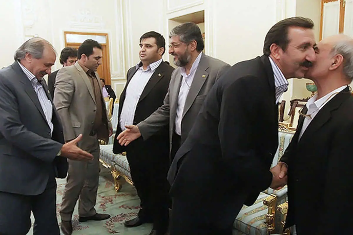 (تصاویر) تقدیر لاریجانی از قهرمانان المپیک