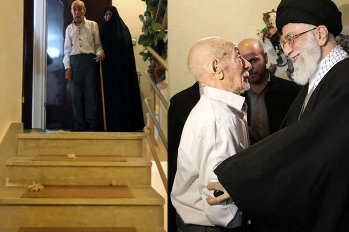 (تصاویر) رهبرانقلاب در منزل چهار خانواده شهید