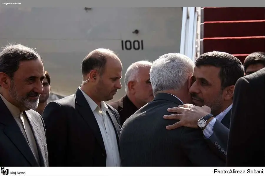 (تصاویر) مشایی با احمدی‌نژاد به باکو رفت