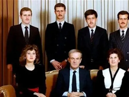 عکس کمتر دیده شده از خانواده اسد