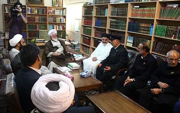 (تصاویر) استقبال از پرچم رضوی در بندرعباس