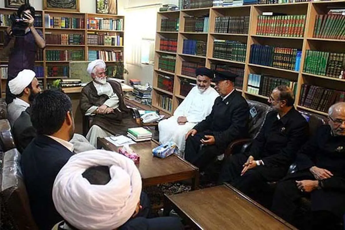 (تصاویر) استقبال از پرچم رضوی در بندرعباس