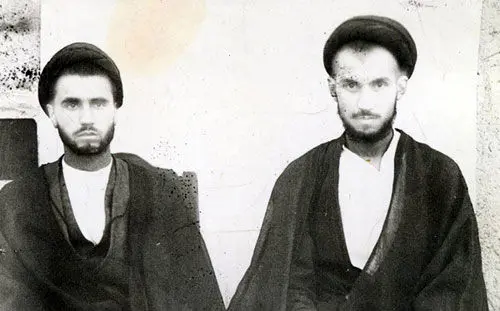 عکس منتشر نشده از امام (ره) و یار دیرینه‌اش