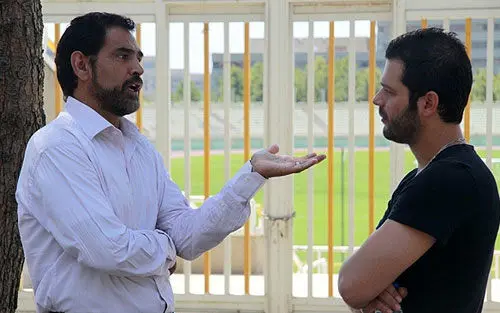 پژمان بازغی و بهنوش بختیاری در مستند زندگی فیروز کریمی