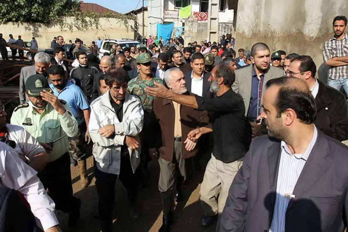 (تصاویر) بازدید رحیمی از مناطق سیلزده