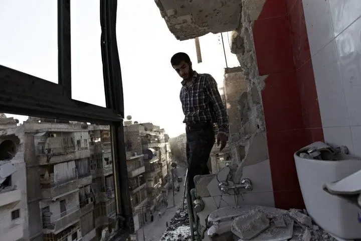 (تصاویر) حلب؛ جنگ، ویرانی و دیگر هیچ