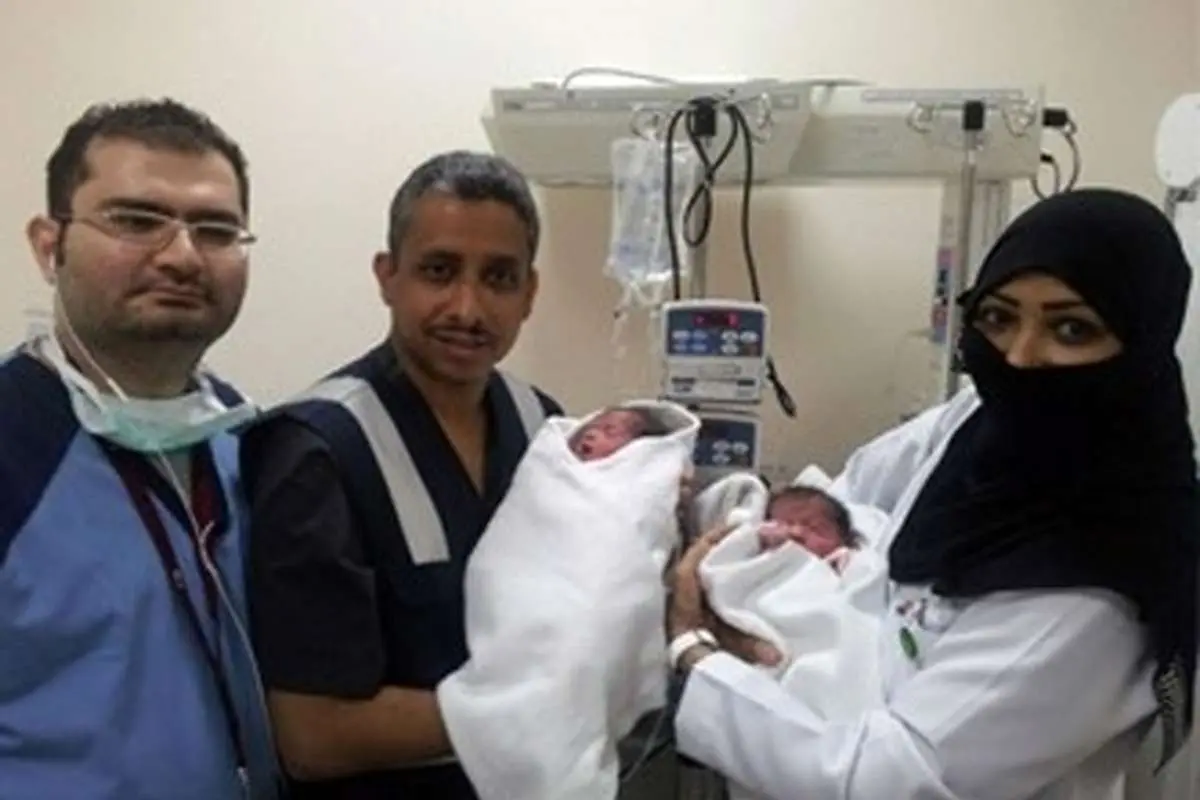 (تصویر) وضع حمل یک زن در صفا و مروه