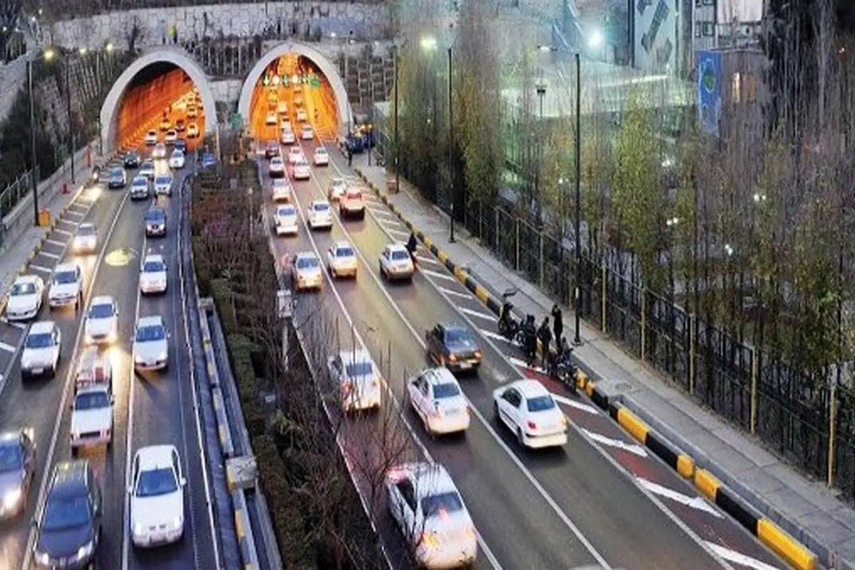 هر دو مسیر تونل رسالت امشب مسدود است