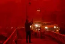 تصاویر؛ جزیره کرت نارنجی شد