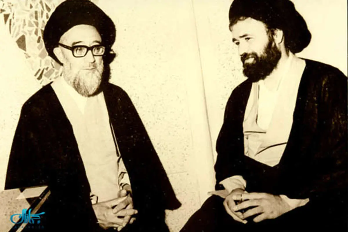 (تصویر) حاج احمد خمینی و آیت الله قاضی طباطبایی