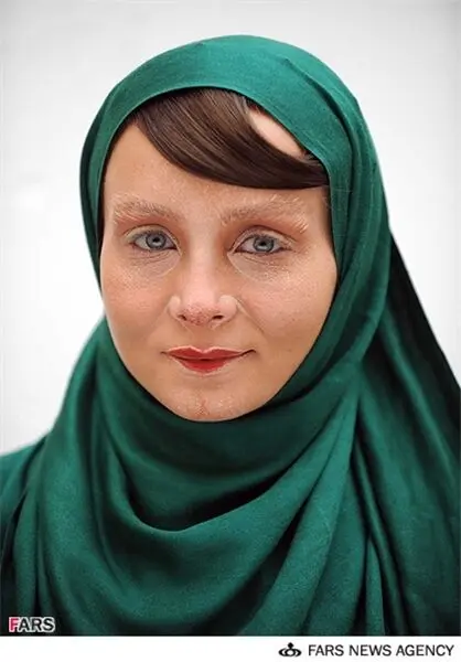 (تصویر) گریم متفاوت حدیث فولادوند