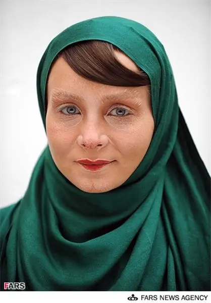 (تصویر) گریم متفاوت حدیث فولادوند