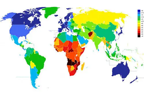 10کشور دارای بیشترین امید به زندگی