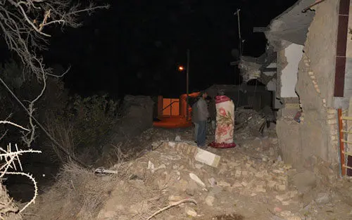 (تصاویر) مناطق زلزله‌زده زهان بیرجند