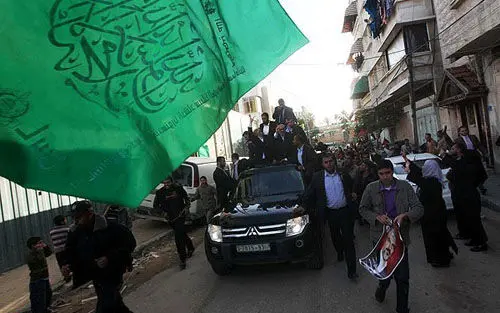 (تصاویر) سفر جنجالی خالد مشعل به غزه