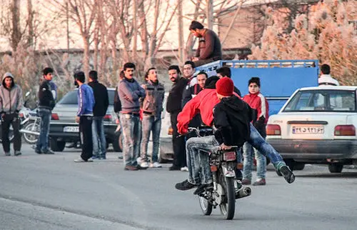 (تصاویر) گردهمایی خطرناک موتورسواران