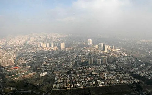 (تصاویر) تهران پیجیده در دود!