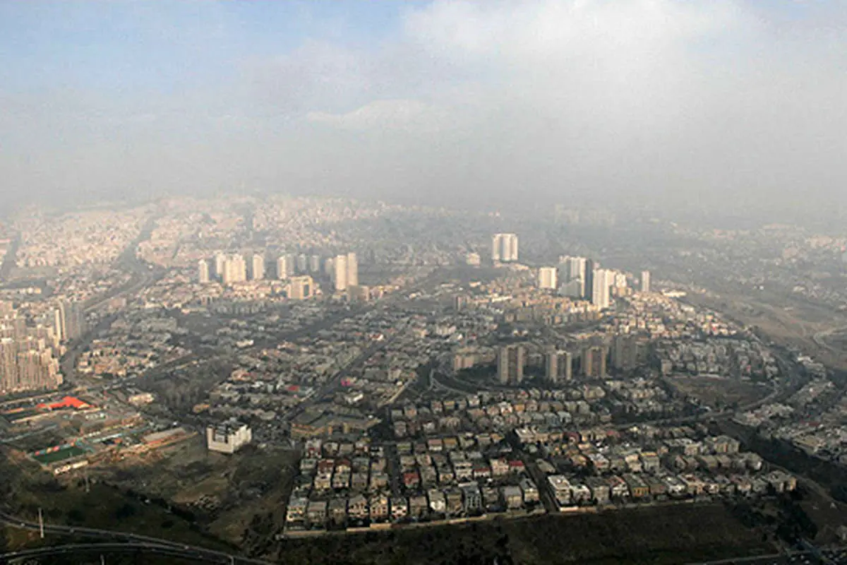 (تصاویر) تهران پیجیده در دود!