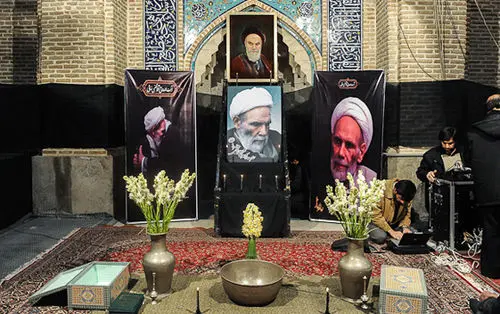 (تصاویر) مراسم بزرگداشت آیت‌الله تهرانی