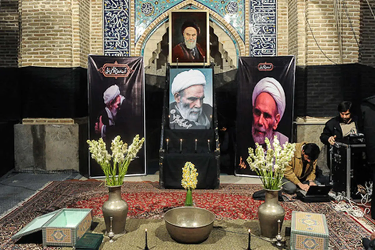 (تصاویر) مراسم بزرگداشت آیتالله تهرانی