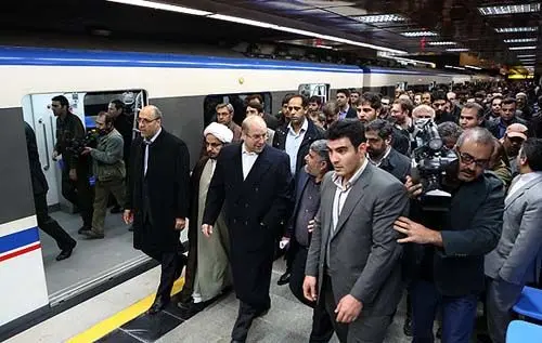 (تصاویر) افتتاح بخش میانی خط3 متروی تهران