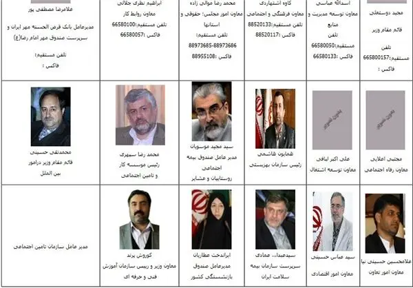 اسم مرتضوی از سایت وزارت تعاون حذف شد