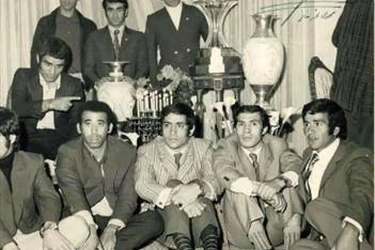 (عکس)جشن قهرمانی پرسپولیس سال ۱۳۵۲