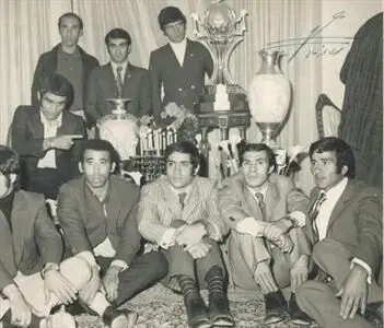 (عکس)جشن قهرمانی پرسپولیس سال ۱۳۵۲