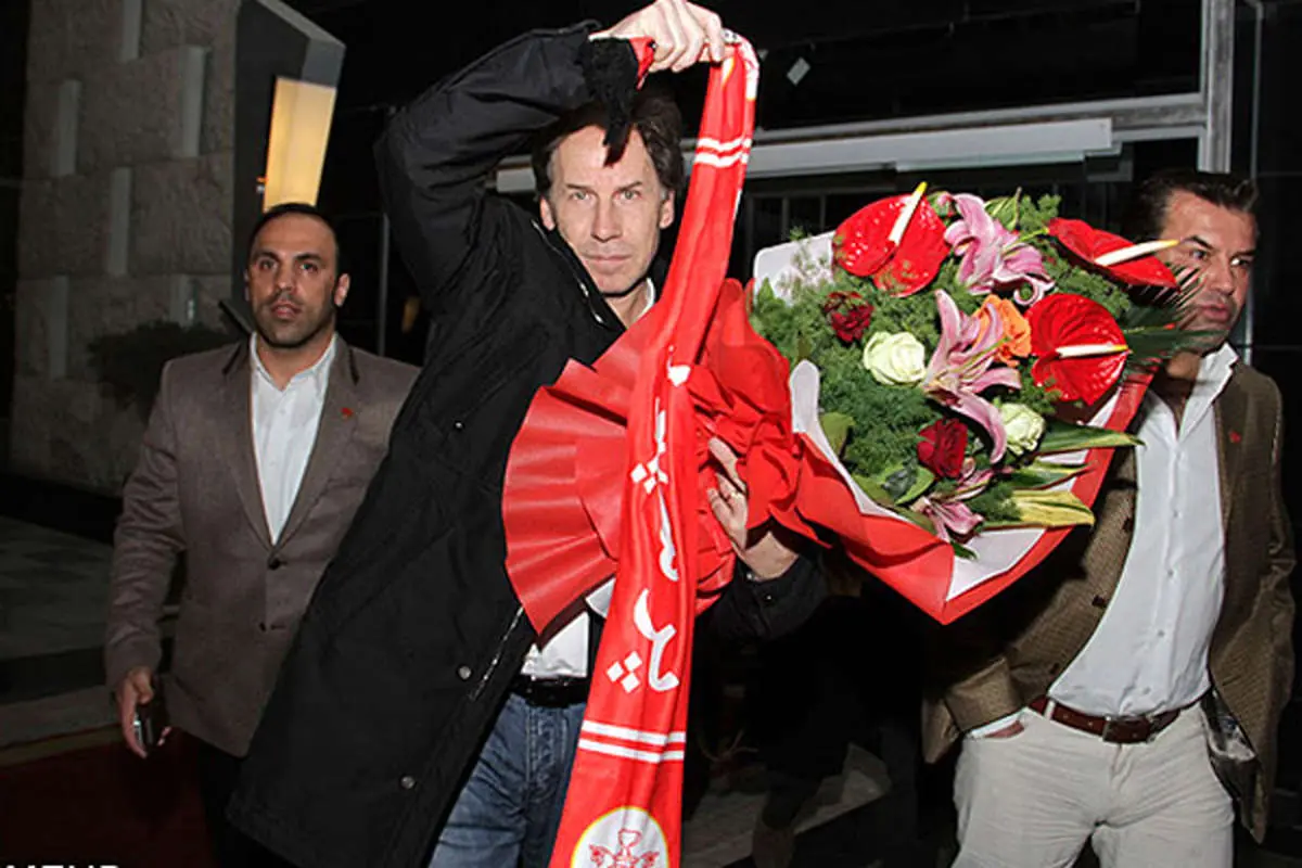 (تصاویر) ستاره سابق میلان در تمرین پرسپولیس