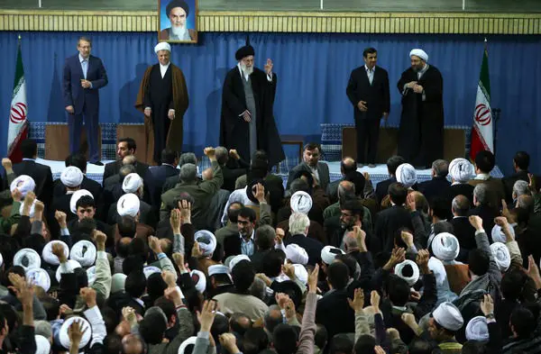 (تصاویر) دیدار مسئولان نظام و میهمانان خارجی با رهبر انقلاب