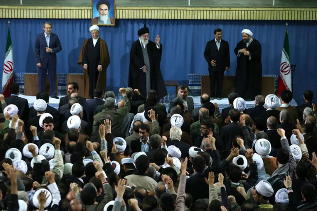 (تصاویر) دیدار مسئولان نظام و میهمانان خارجی با رهبر انقلاب