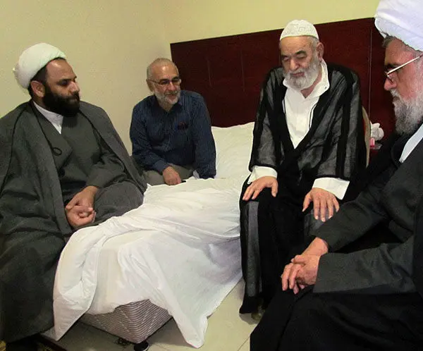 (تصاویر) آیت‌الله خوشوقت در مدینه