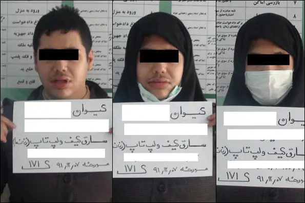 (تصویر) دستگیری سارق زن‌نما در دانشگاه