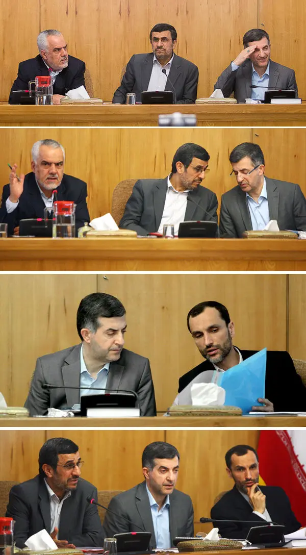 (تصاویر) حواشی جلسه هیات دولت 23 اسفند 1391