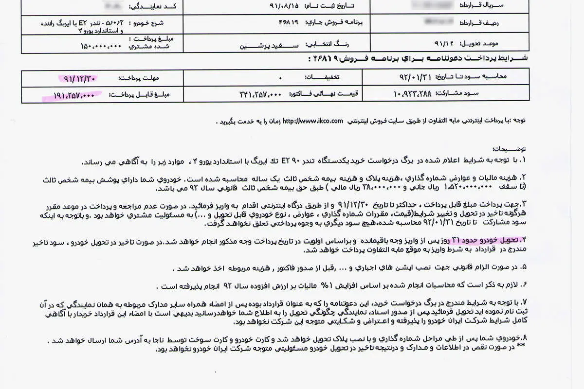 اختلاف در تعيين قيمت خودرو