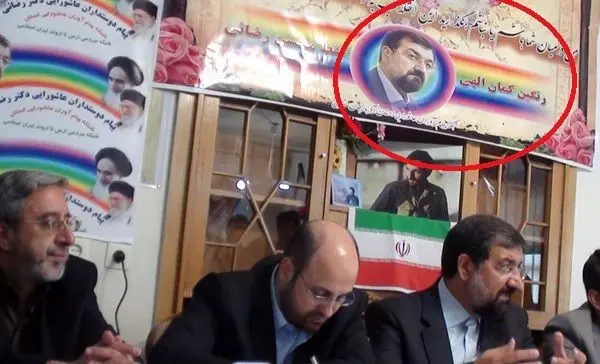 (تصویر) رنگین‌کمان الهی، فقط محسن‌رضایی!