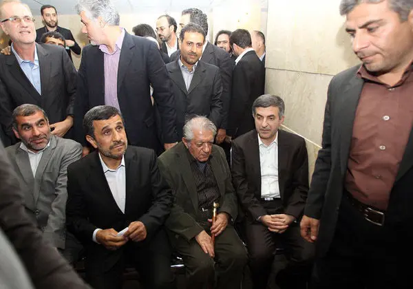 (تصاویر) سوء استفاده مشایی از آقای بازیگر