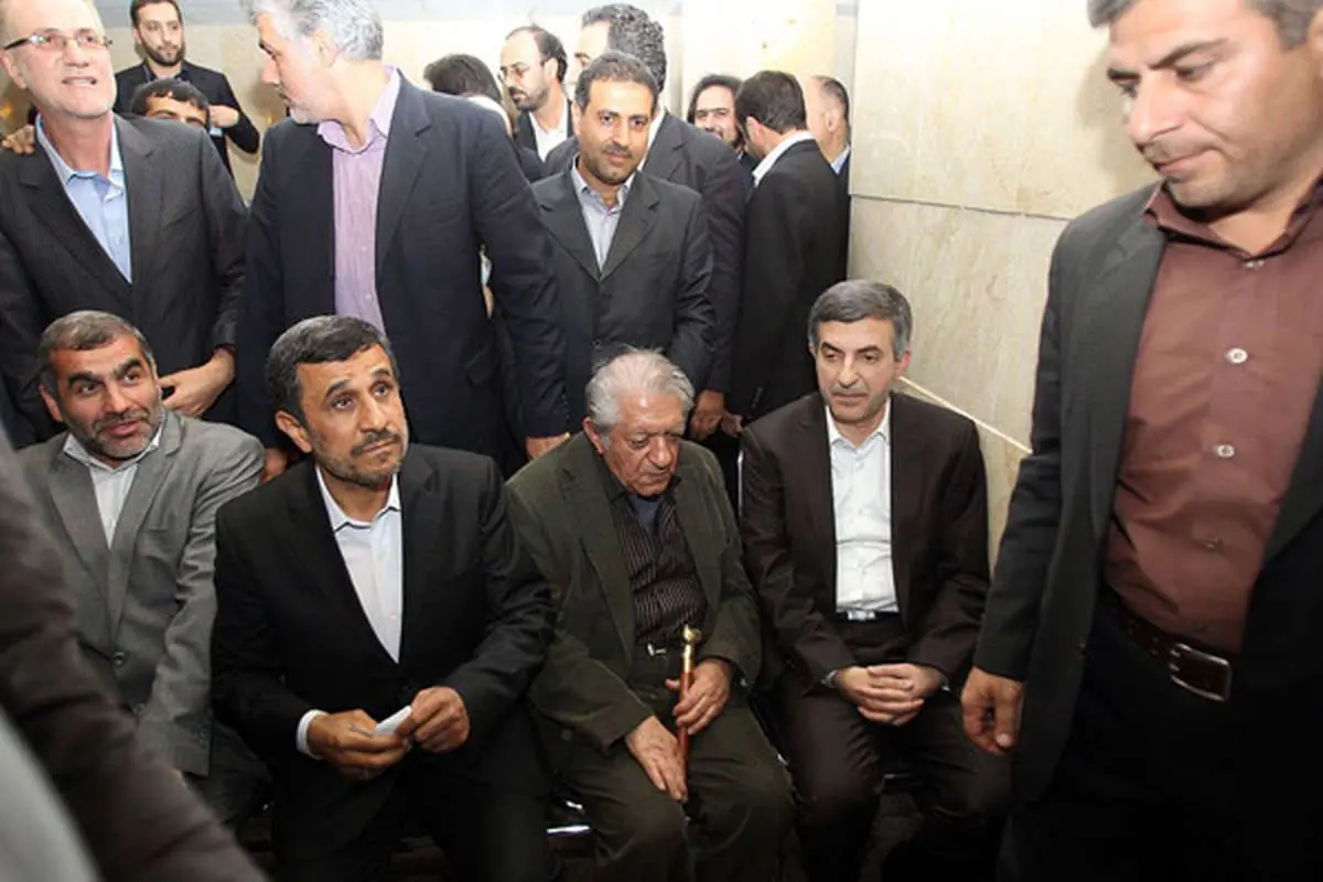 (تصاویر) سوء استفاده مشایی از آقای بازیگر