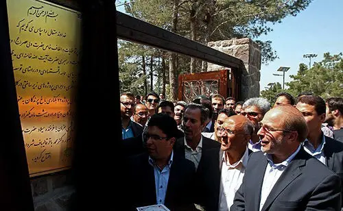 (تصاویر) افتتاح باغ پرندگان با حضور قالیباف