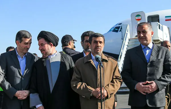 (تصاویر) حواشی سفر احمدی‌نژاد به تبریز