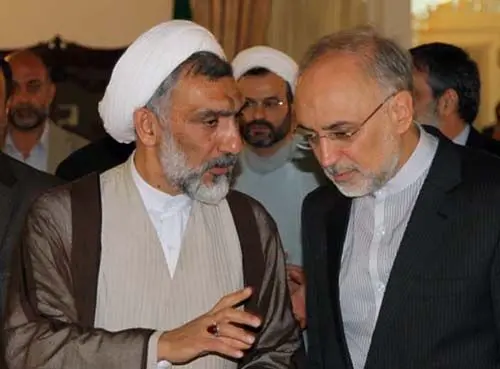 (تصویر) درگوشی صالحی و پورمحمدی
