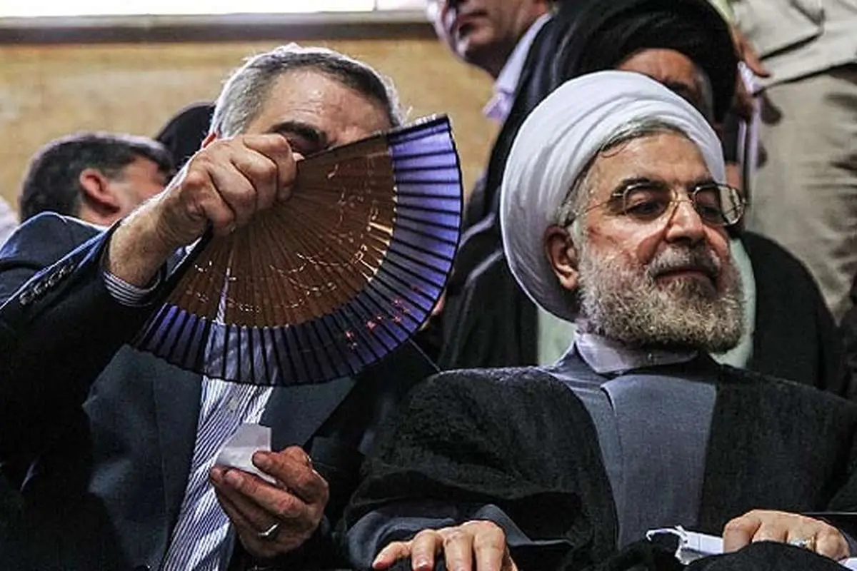 (تصاویر) مسئول خنک کردن روحانی!