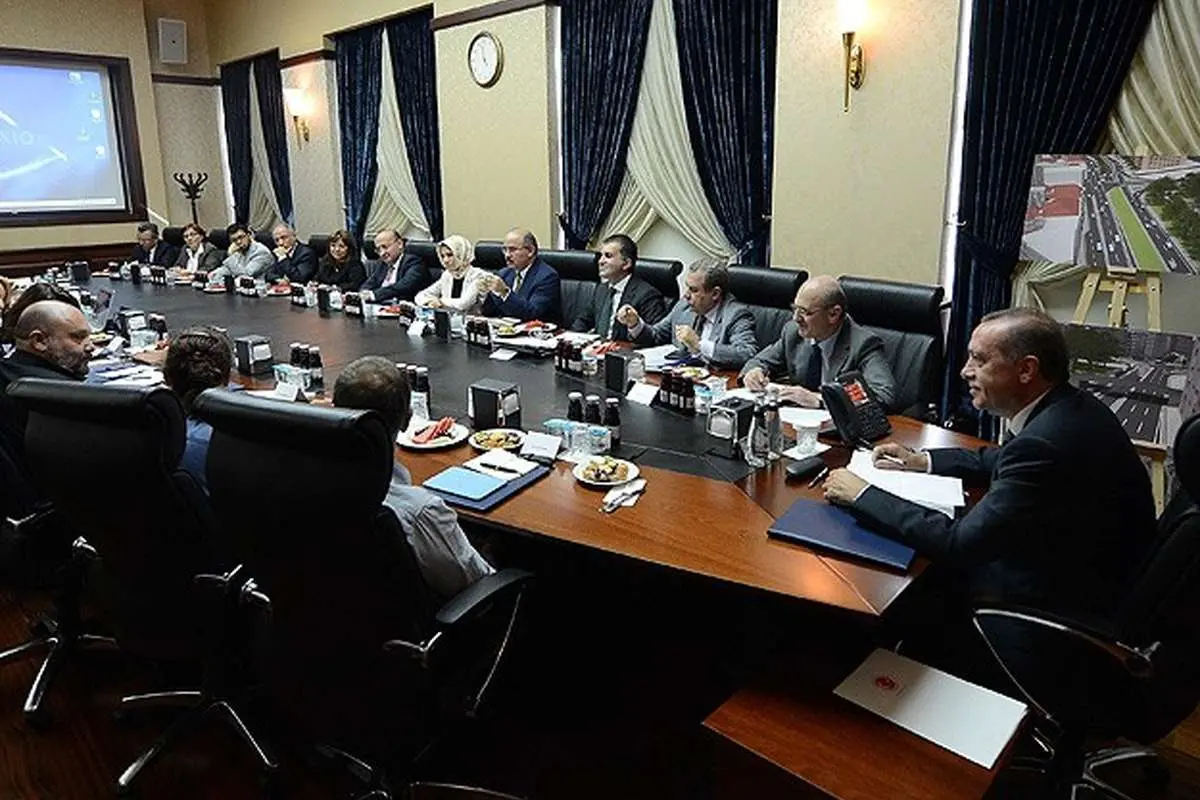 (تصویر) دیدار اردوغان با رهبران معترضان