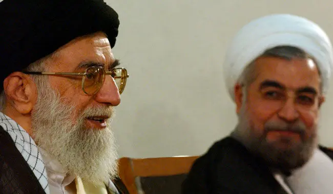 دیدار حسن روحانی با مقام معظم رهبری، رئیس مجلس و تجدید بیعت با امام راحل، حادثه در...