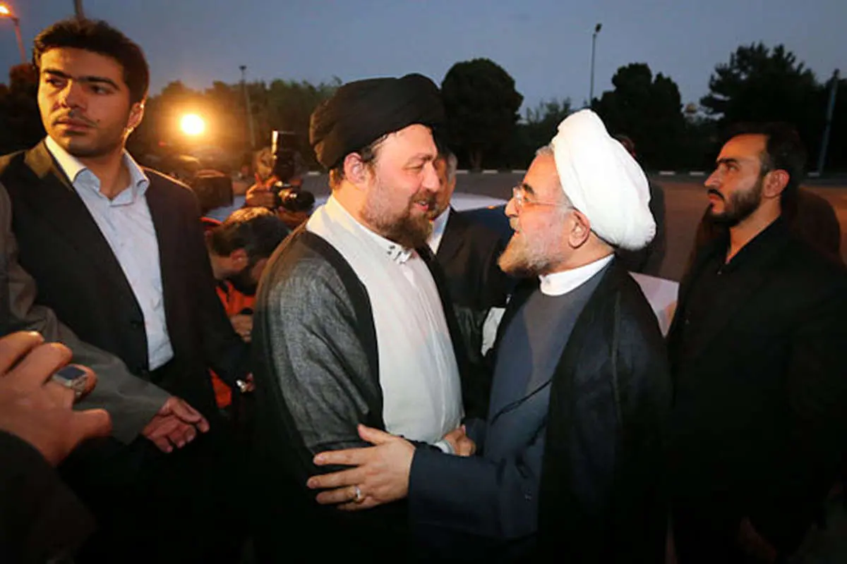 (تصاویر) حسن روحانی در مرقد امام(ره)