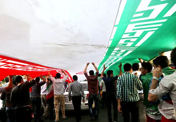 (تصاویر) جشن و شادمانی صعود به جام‌جهانی