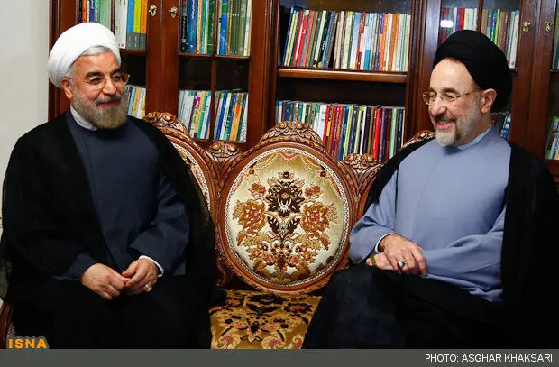 (تصاویر)خاتمی به منزل حسن روحانی رفت