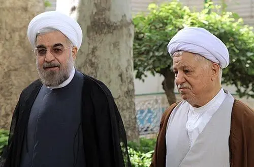(تصاویر) دیدار روحانی و هاشمی رفسنجانی